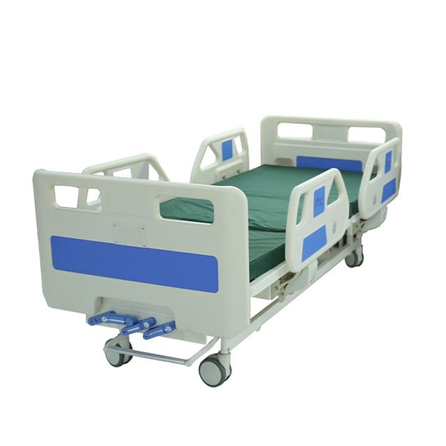 manual crank hospital bed height, back, knee adjustable